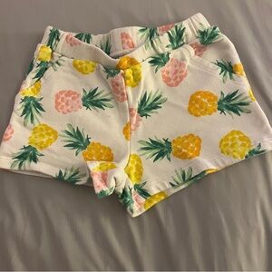 Janie and Jack Pineapple Print Shorts